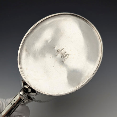 約 1900 年英國古董鍍銀茶壺 Walker & Hall